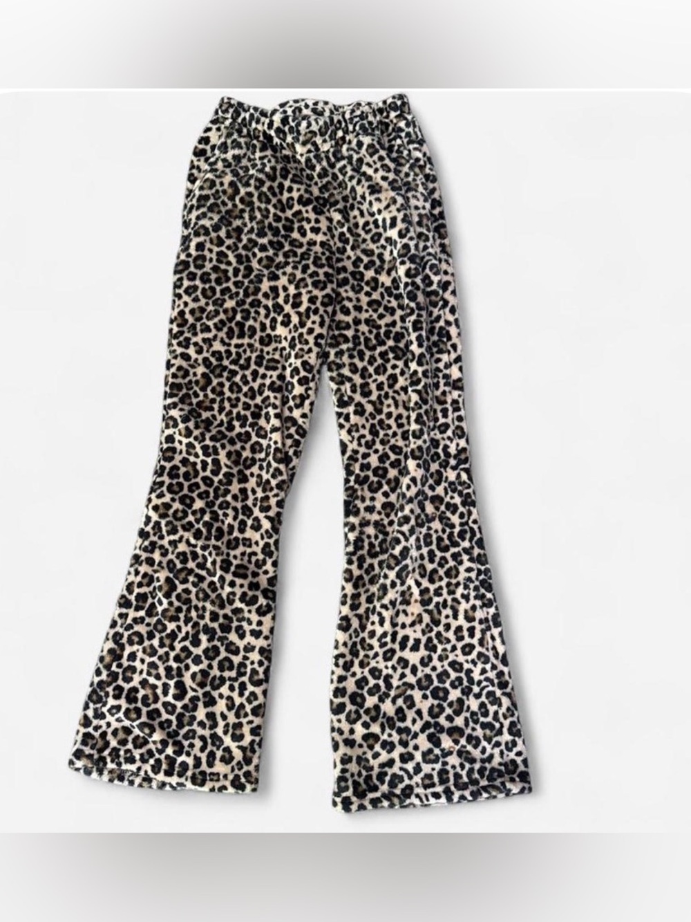 Leopard print flare pj pants